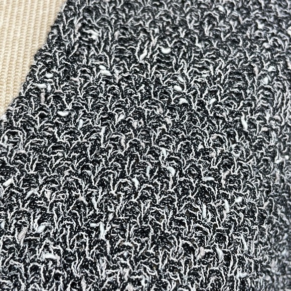 Caslon Cardigan Sweater Open Front Knit Gray Variegated Size X Small XS - Picture 9 of 16